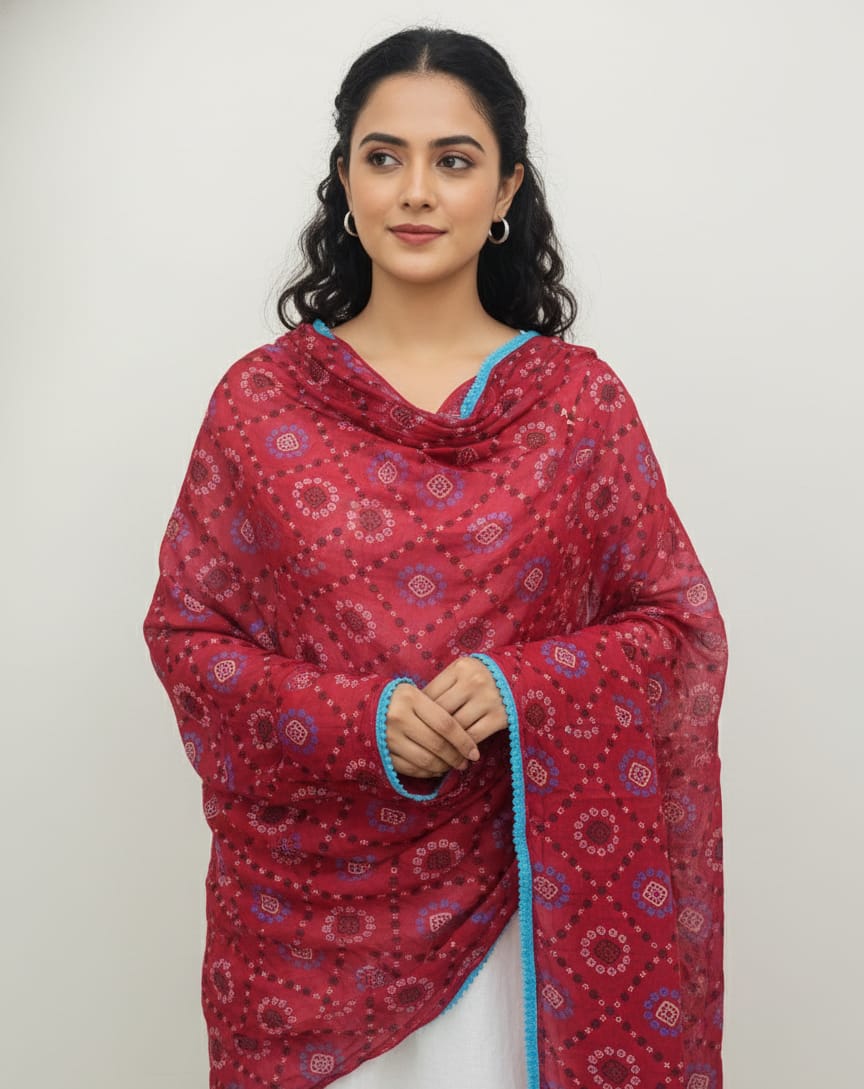 Bandhej dupattas